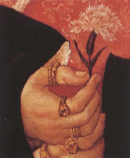 Lucas Cranach the Elder Detaills of Ann Putsch,First wife of Dr.johannes (mk45) Sweden oil painting art